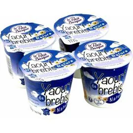 Yaourts de brebis nature (4x115g)
