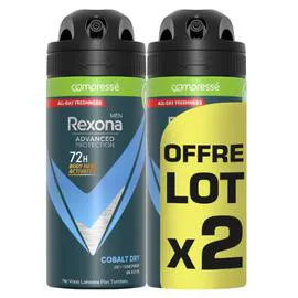 Protection avancée - Déodorant Spray Homme - 72h - Co... (2x100ml)