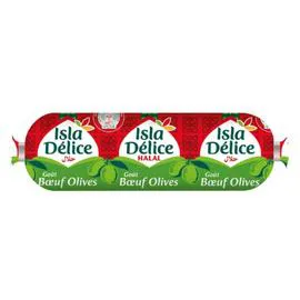 Saucisson halal goût boeuf olive (230g)