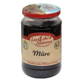 Confiture mûre, 63% de fruits (400g)