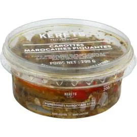 Salade carottes marocaines piquantes (200g)