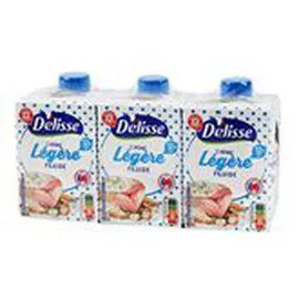 Crème légère fluide UHT 12% MG (3x20cl)