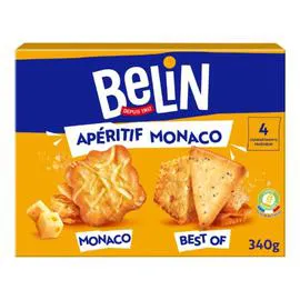 BELIN Assortiment Apéritif Crackers Monaco 340g