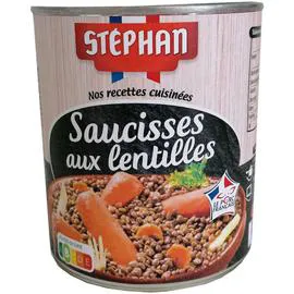 Saucisses Lentilles (840g)