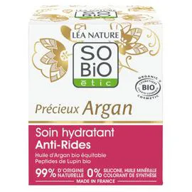 Soin Anti-ride jour Sobio Etic Bio - Argan (50ml)