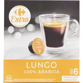 Café en capsules généreux et fruité (x16)