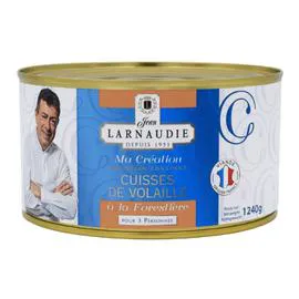 JEAN LARNAUDIE Cuisses de volaille à la forestiere 1,24kg