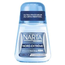 NARTA HOMME Déodorant Homme Nord-Extrême 48H Ultra-Fraicheur au Cryo-Menthol 50ml