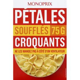 MONOPRIX Pétales soufflés et croquants 75g