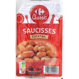 CARREFOUR CLASSIC' Saucisses cocktail 300g