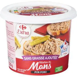 Rillettes du Mans sans graisse ajoutée (220g)
