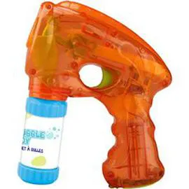 Pistolet à bulles avec sons et lumières (l'unité)