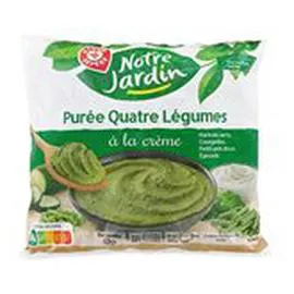 MARQUE REPÈRE, NOTRE JARDIN Purée 4 légumes 750g