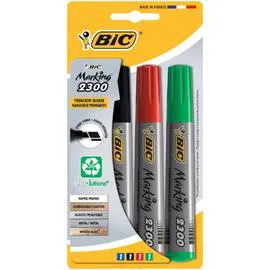 BIC Lot de 4 marqueurs permanents assortis x4