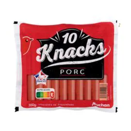 AUCHAN Knacks 350g