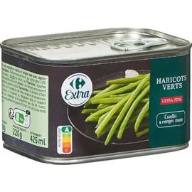 Haricots verts extra fins (220g)