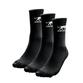 Mi-chaussettes homme noir T43/46 (x3)
