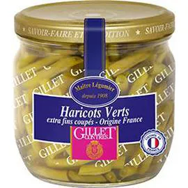 Haricots verts extra fins coupés (185g)