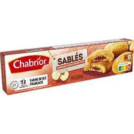 Biscuits sablés fourrés à la pomme saveur tatin (100g)