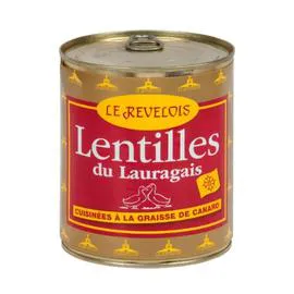 Lentilles du Lauragais graisse canard (840g)
