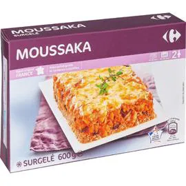 Plat cuisiné moussaka (600g)