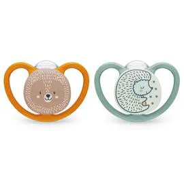 Sucette vert/orange 18-36 mois Airflow (x2)