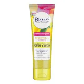 BIORÉ Gellée nettoyante pureté & éclat au citron yuzu + ginseng 110ml