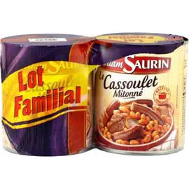 Plats cuisinés Le Cassoulet Mitonné (2x840g)