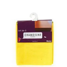 Chamoisines en coton 40x50cm (x2)