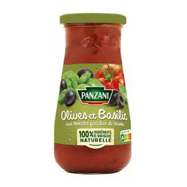 PANZANI Sauce olives & basilic 400g