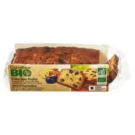 Cake bio aux fruits (250g)