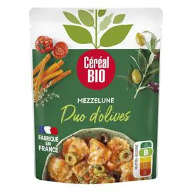 Plat cuisiné mezzelune duo d'olives Bio (280g)