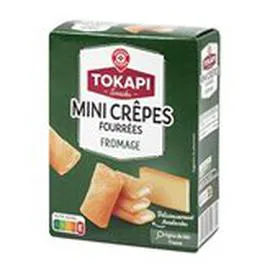 MARQUE REPÈRE, TOKAPI Mini-crêpes fourrées Comté 65g