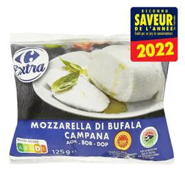 CARREFOUR EXTRA Mozzarella Di Bufala Campana AOP 125g 