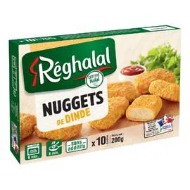 RÉGHALAL Nuggets halal de dinde 200g