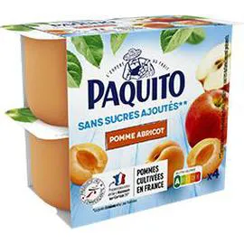 Spécialité pomme abricot sans sucres ajoutés (4x100g)