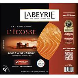LABEYRIE Saumon fumé écosse Ecosse - x4 140g
