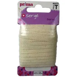 LA BROSSE ET DUPONT, PRIMA Serge Beige 6,5m x 10mm l'unité
