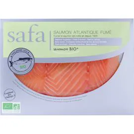 SAFA Saumon fumé Atlantique bio 80g