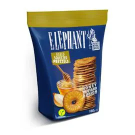 THÉ ÉLÉPHANT Bretzel Miel et Moutard & Oignon 160g