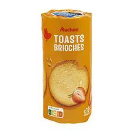 Toasts briochés nature (125g)