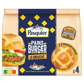 Pains burgers briochés (235g)