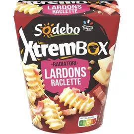 Box radiatori lardons raclette (400g)