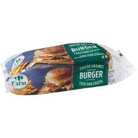 Pains spéciaux burger aux graines (300g)