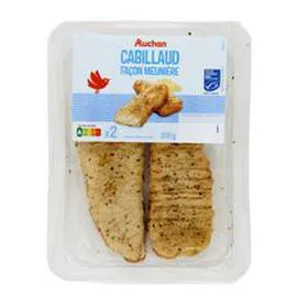 Cabillaud MSC panés façon meunière (200g)