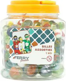 Assortiment de billes (l'unité)