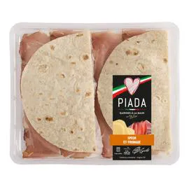 Galettes Piada speck et fromage (180g)