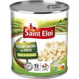 SAINT ELOI Champignons de Paris pieds & morceaux 460g