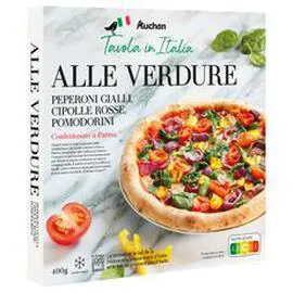Pizza alle verdure au feu de bois (400g)