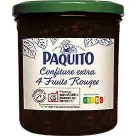 PAQUITO Confiture extra 4 fruits rouges 370g